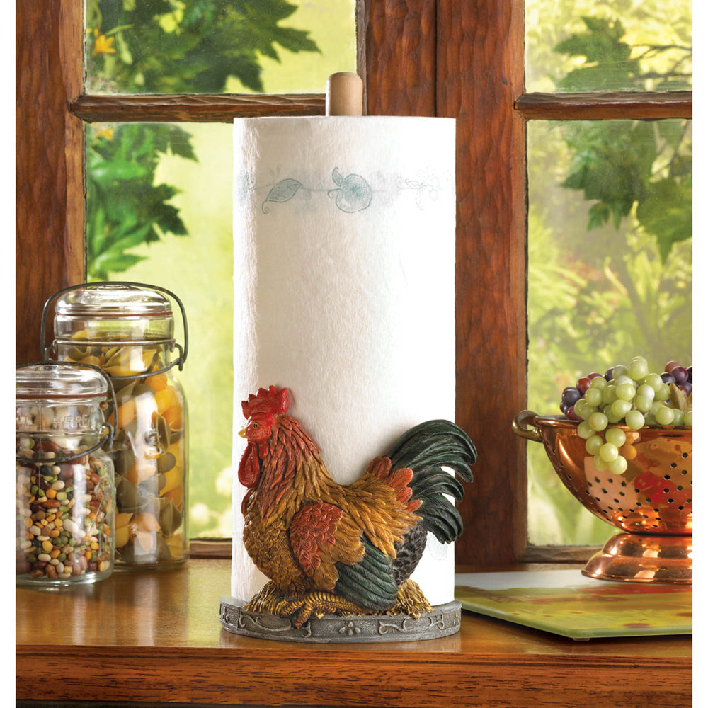 Buy Wholesale China Country Resin Paper Towel Holder Rooster Figurine Paper  Towel Stand Storage Paper Towel Dispenser & Paper Towel Holder at USD 4.35
