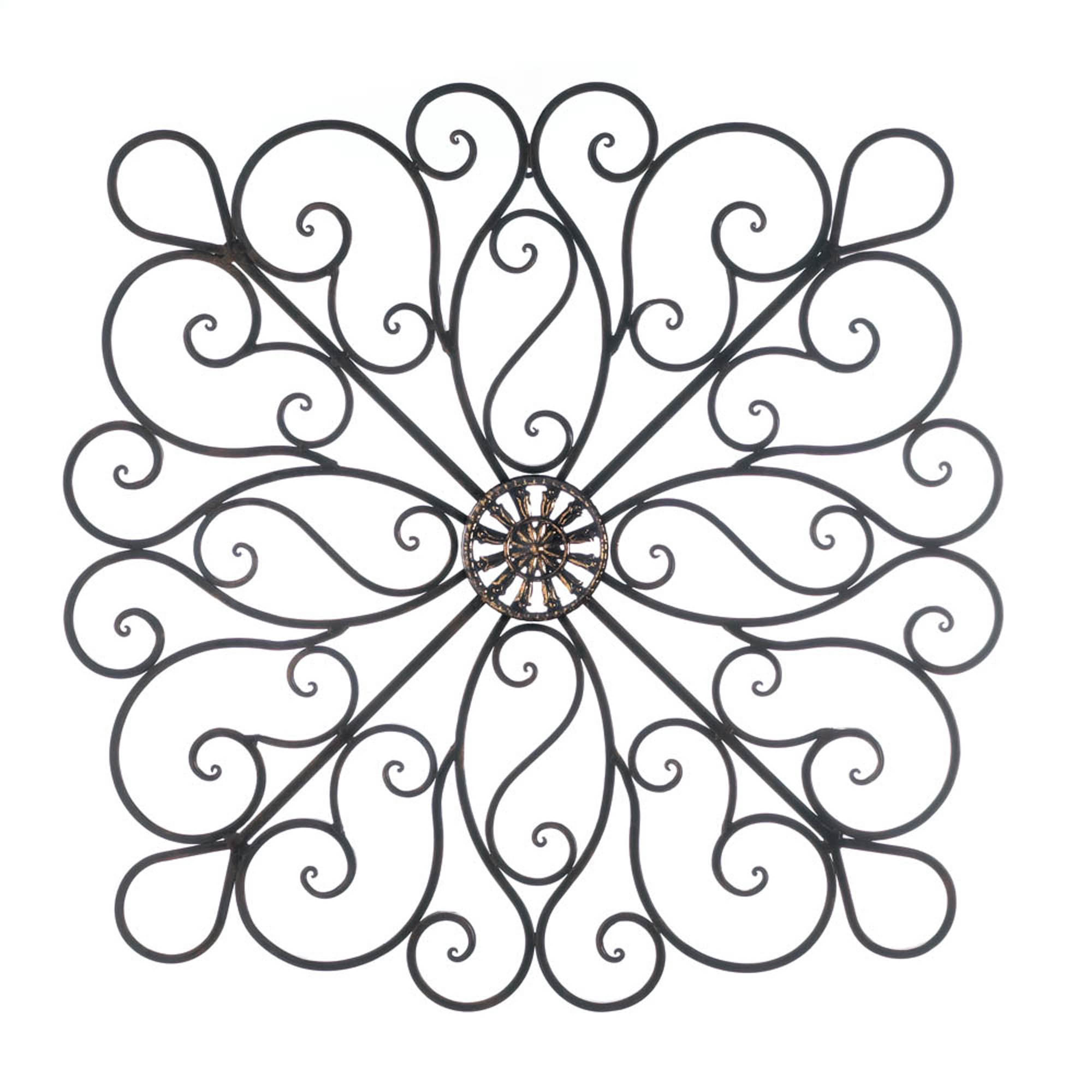 Iron Scrollwork Wall Decor – Zingz Home